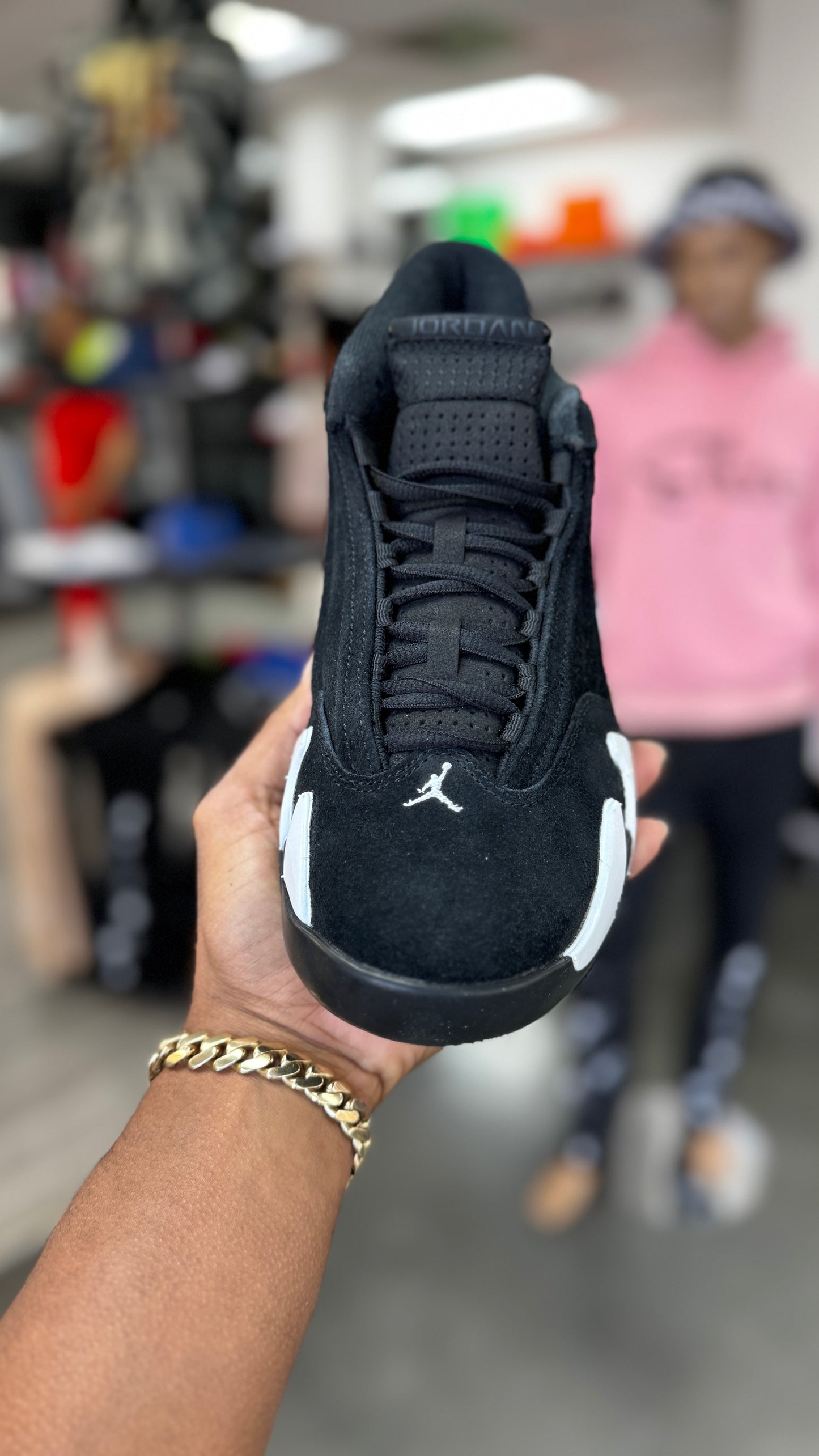 Jordan 14 Retro Black White