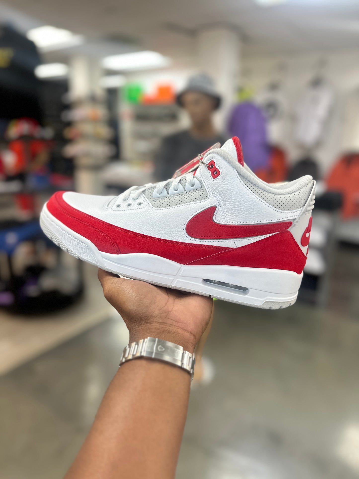 Jordan 3 Retro Tinker White University Red