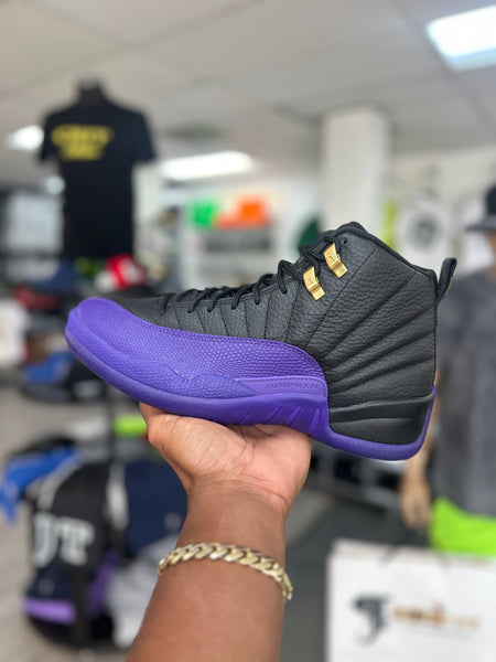 purple air jordan 12