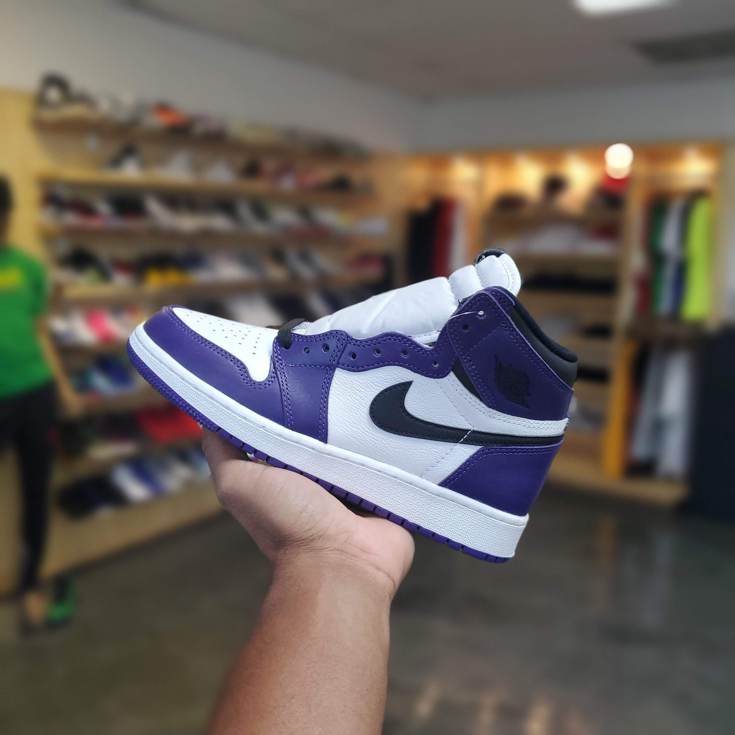 Jordan 1 Retro High Court Purple White