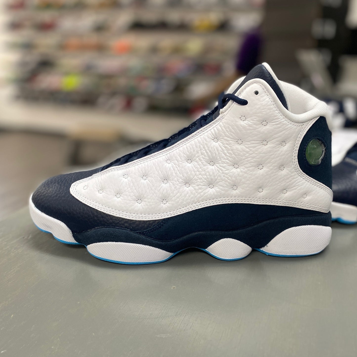 Jordan 13 Retro Obsidian Powder Blue White