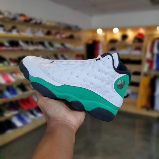 Jordan 13 Retro White Lucky Green