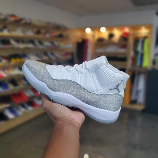 Jordan 11 Retro White Metallic Silver (W)