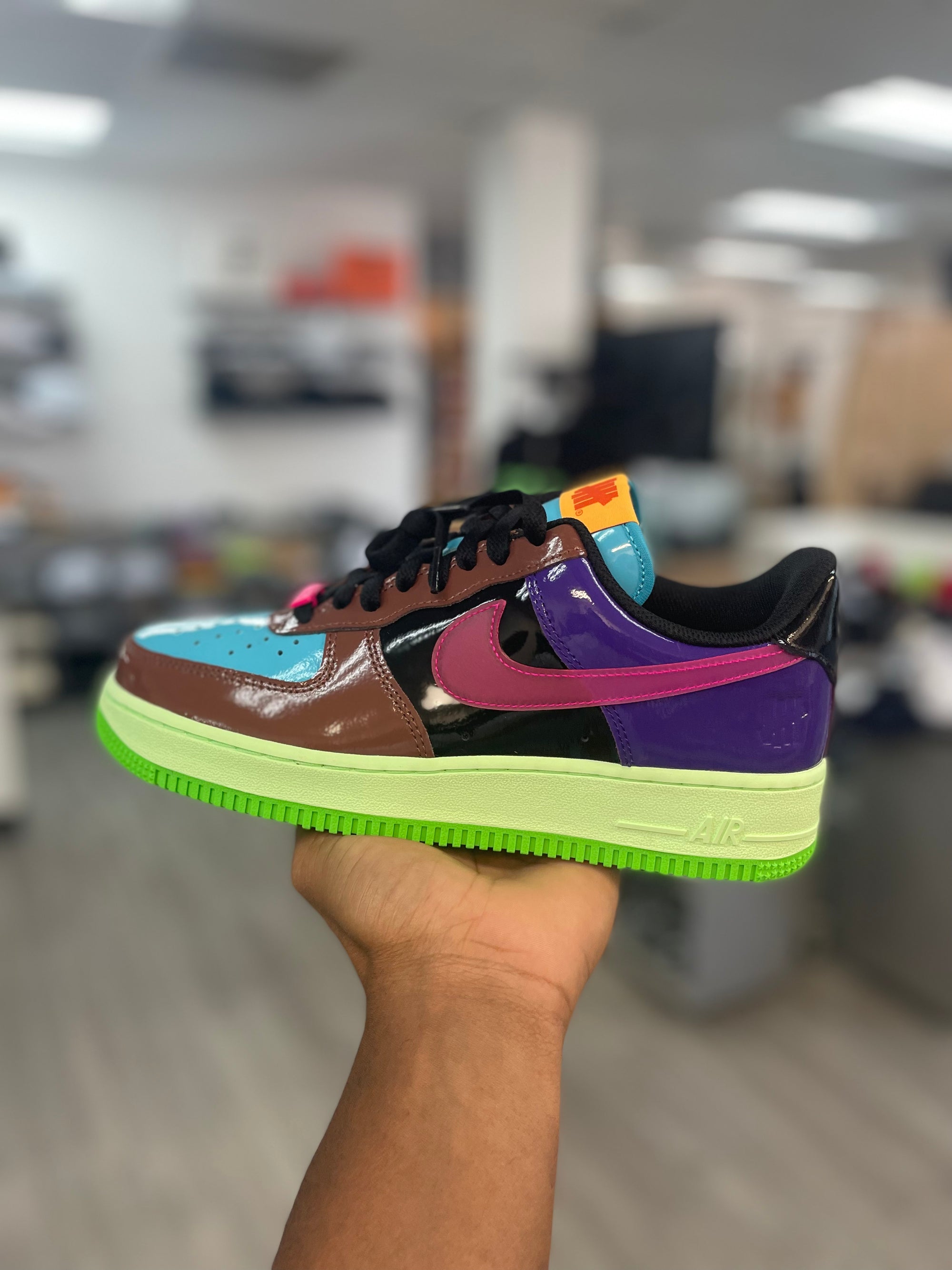 Luftfart Lam spand Nike Air Force 1 Low SP Multicolor Patent Pink Prime - Luxuries By Luck