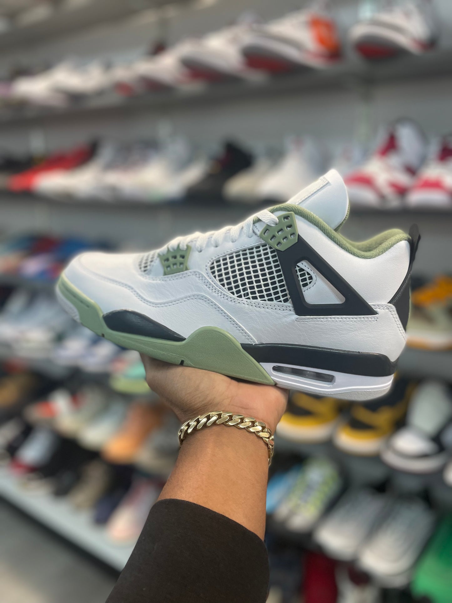 Jordan 4 Retro Seafoam (W)