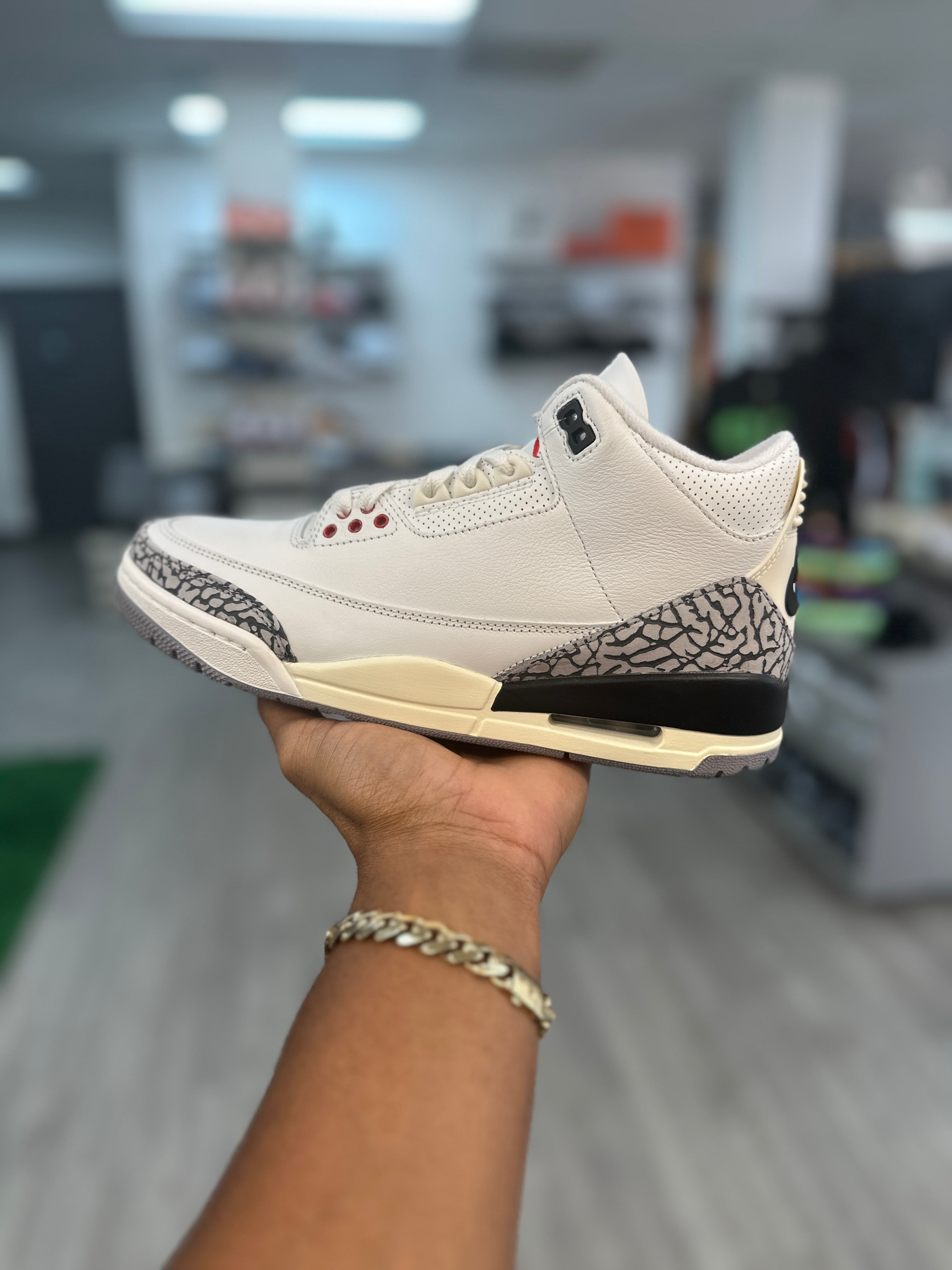 Air Jordan 3 Retro White Cement Reimagined - Luxuries By Luck