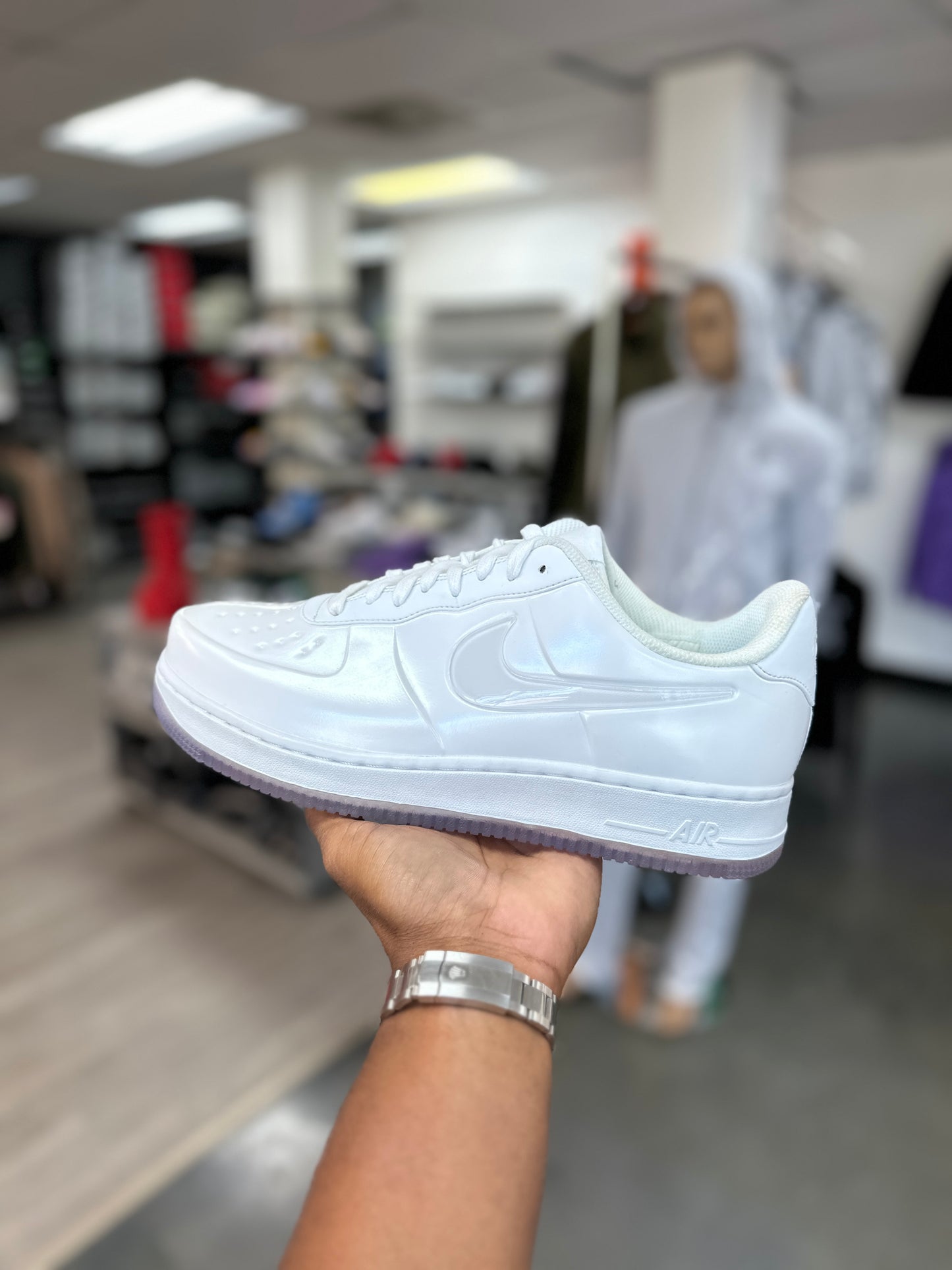 Air Force 1 Foamposite Pro Cup Triple White